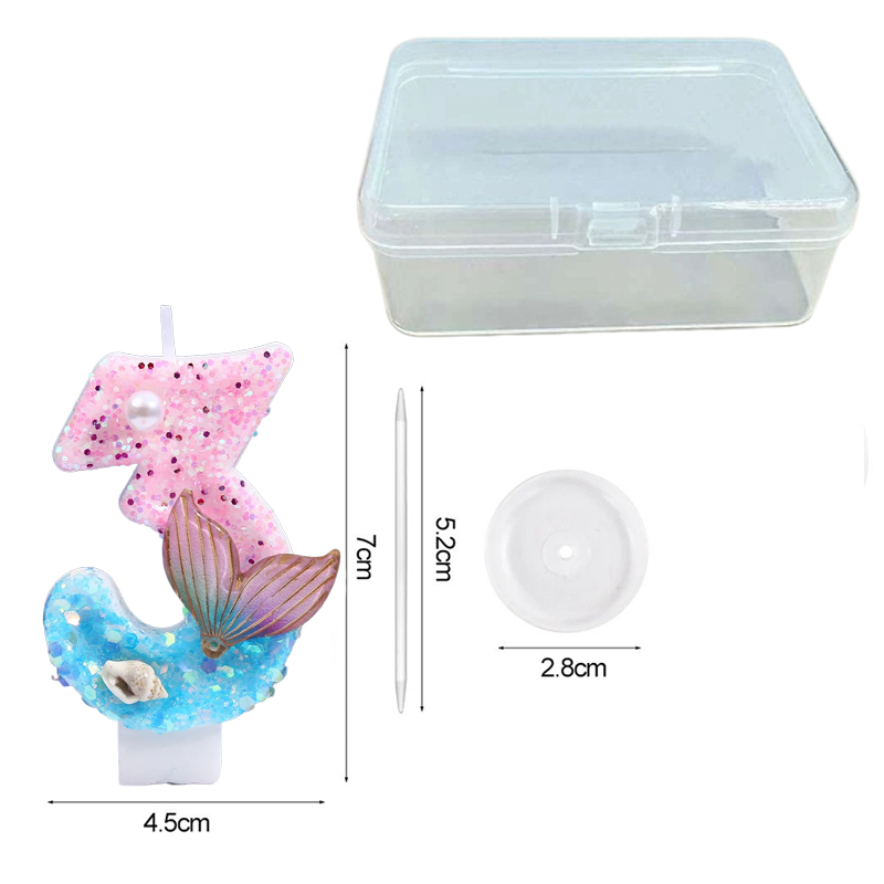 Gradient Blue Shell Pearl Crea - Candle For Supplies ulasan dan harga