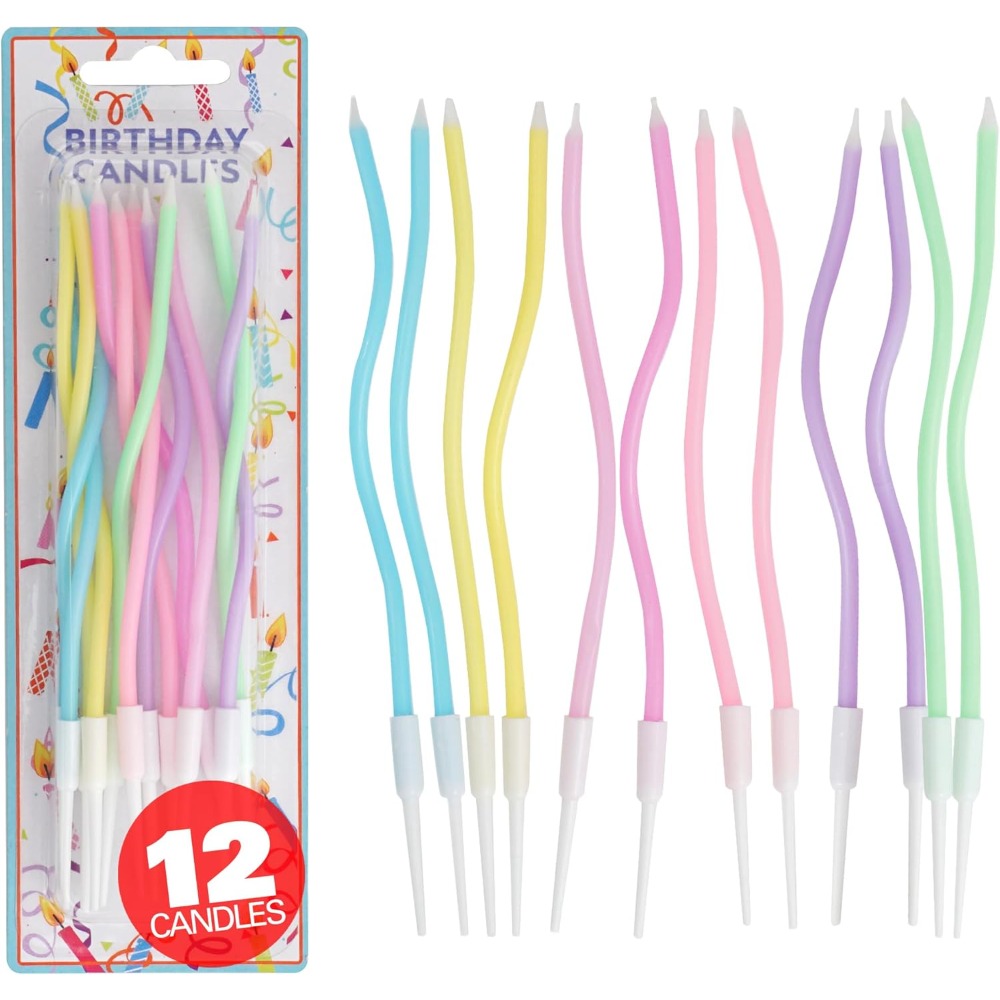 Rainbow Spiral Birthday Cake C - Candle For Supplies ulasan dan harga