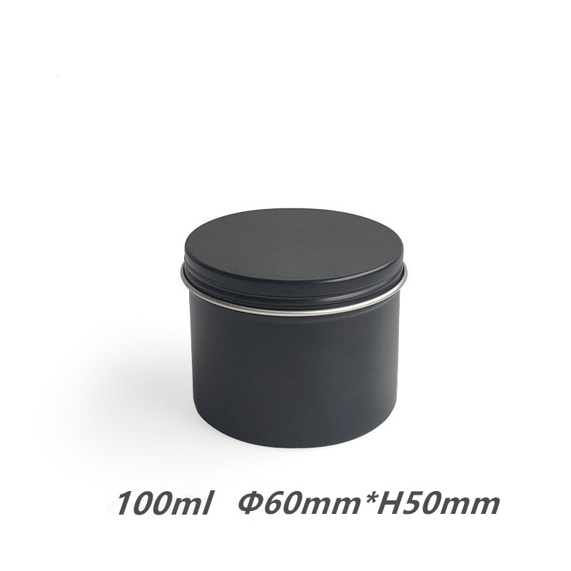 12/24Pcs Round Metal Tin Box C - Black Tin Candle ulasan dan harga