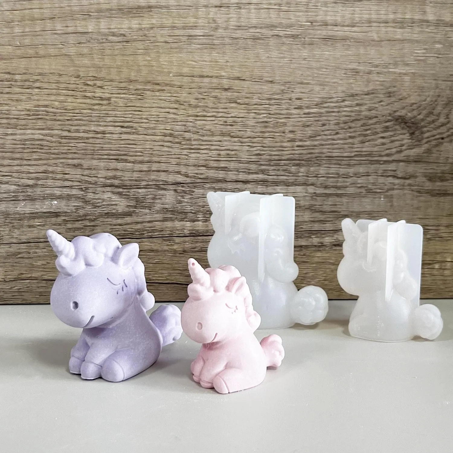 3D Geometric Silicone Unicorn  - Candle Supplies Wholesale ulasan dan harga