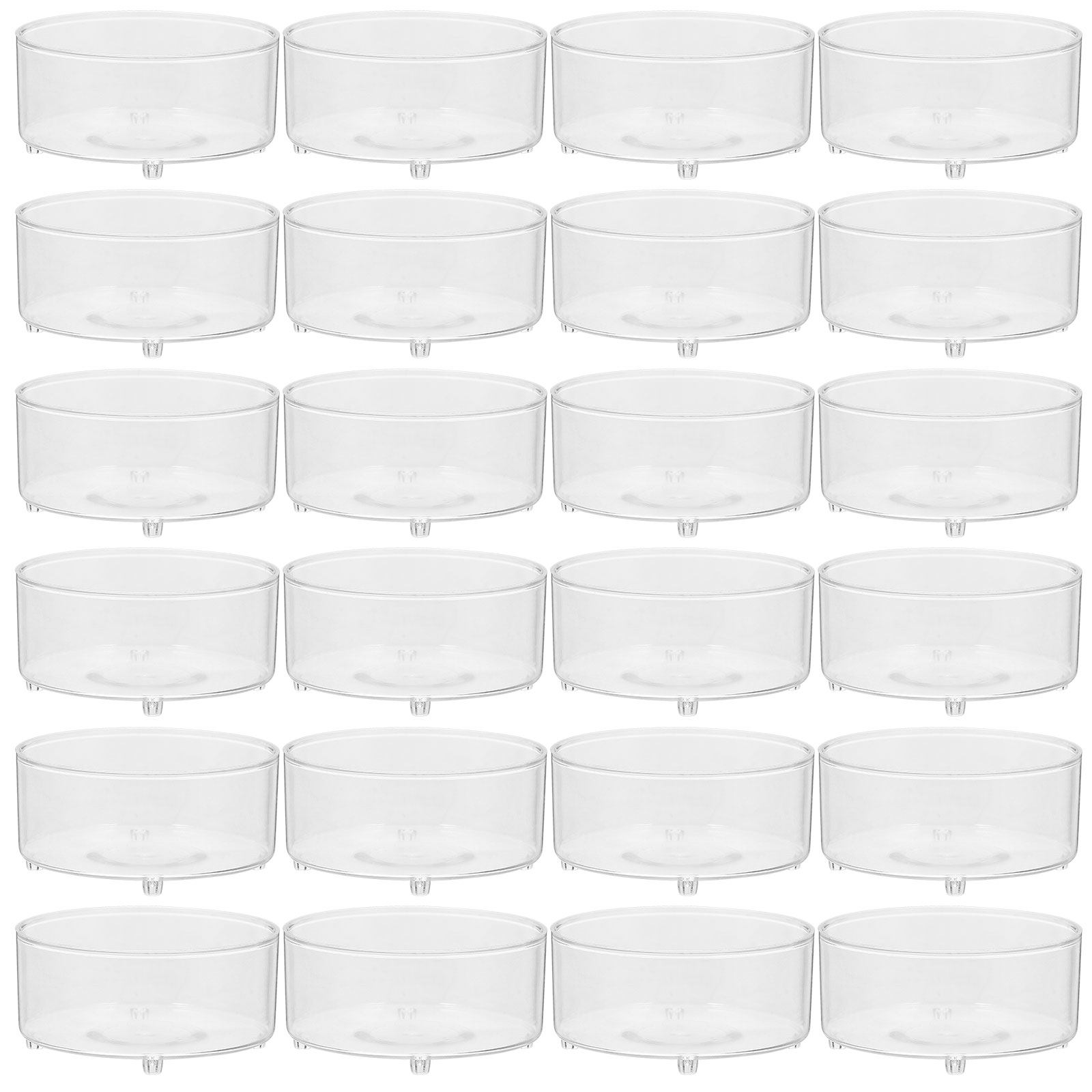 50Pcs Plastic Cups for Tealigh - Candle For Supplies ulasan dan harga