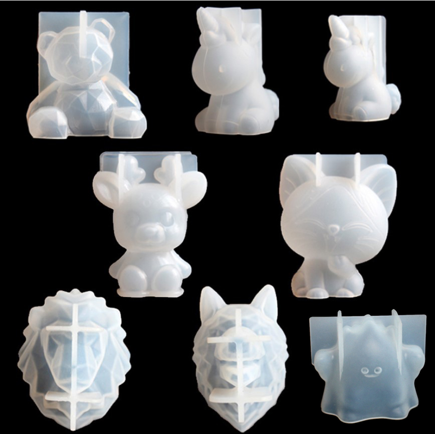 Transparent Unicorn Silicone E - Candle Supplies Wholesale ulasan dan harga