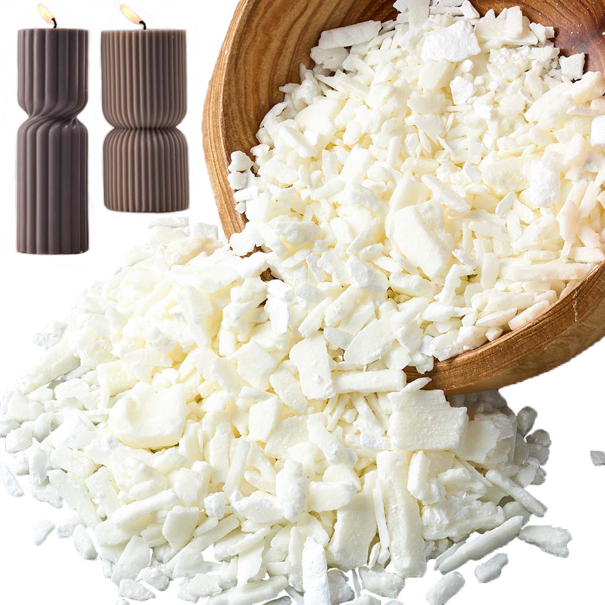 1 Pounds Pure White Soy Wax Fo - Candle Supplies Wholesale ulasan dan harga