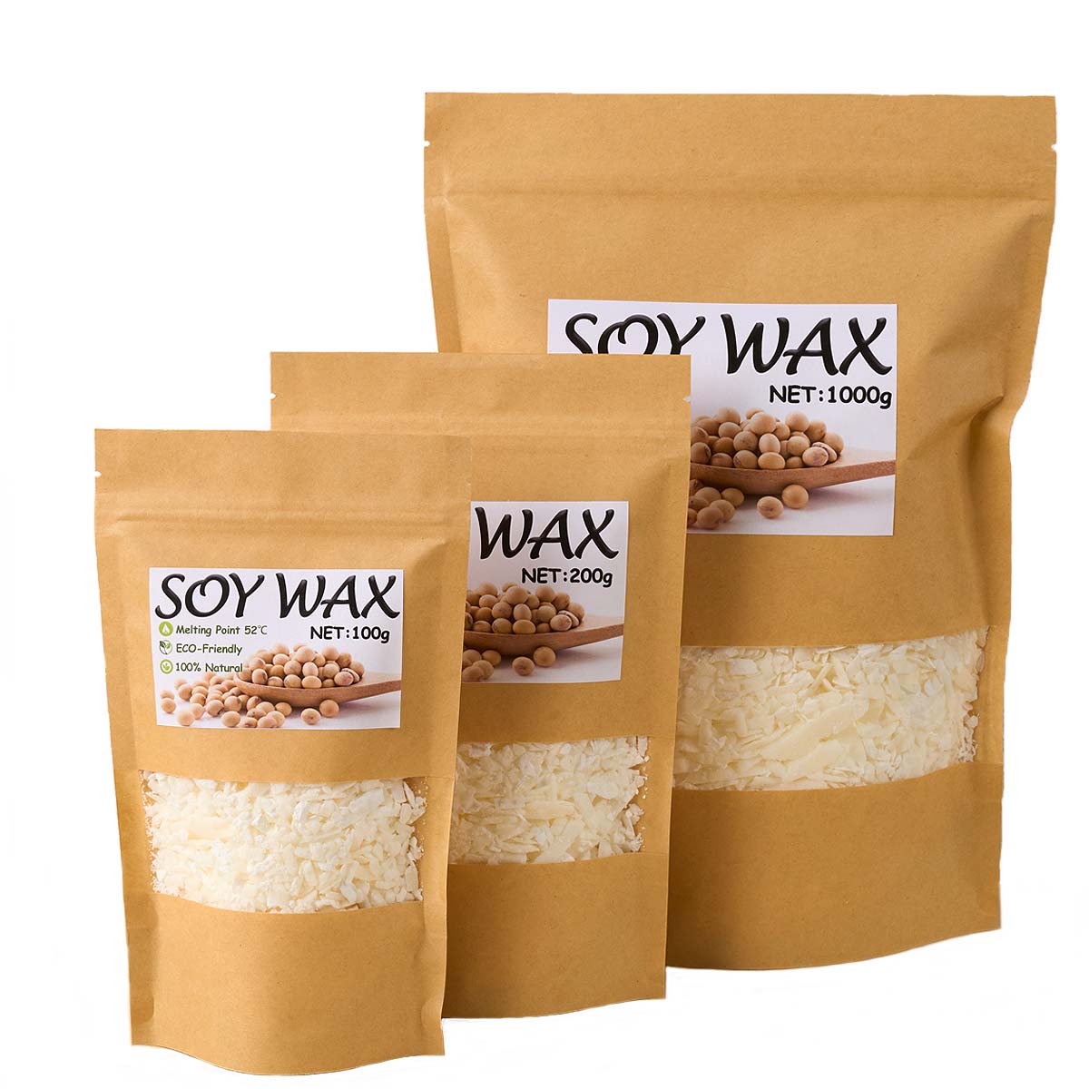 1 Pounds Pure White Soy Wax Fo - Candle Supplies Wholesale ulasan dan harga