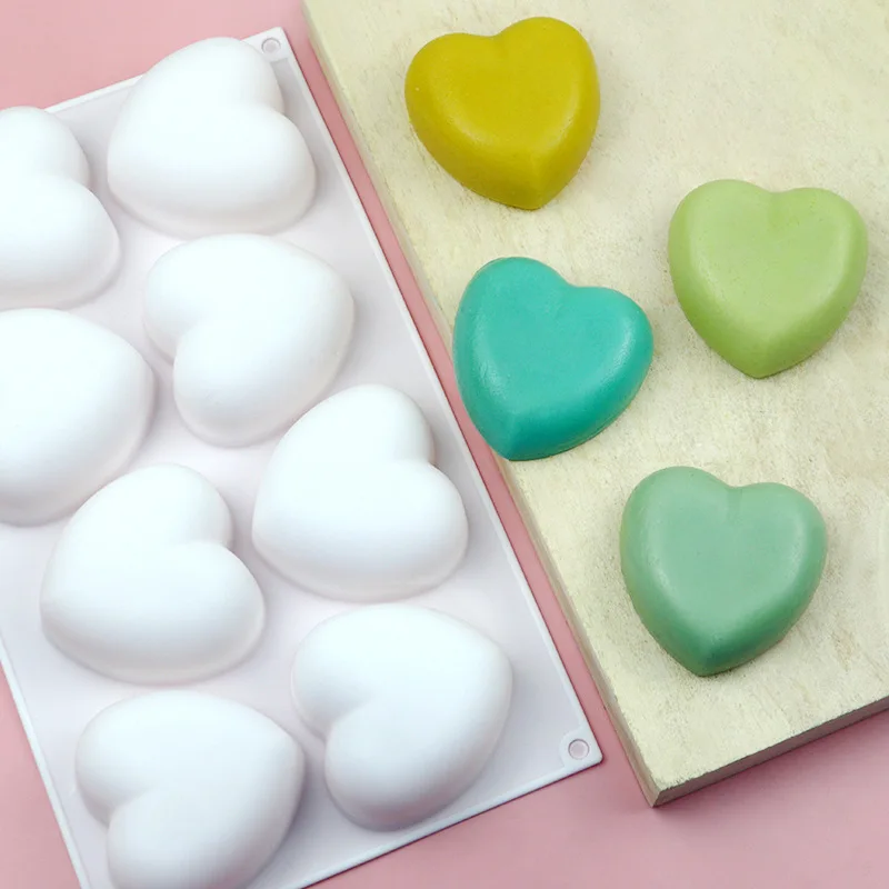 Love Heart Silicone Soap Mold  - Candle Supplies Wholesale ulasan dan harga