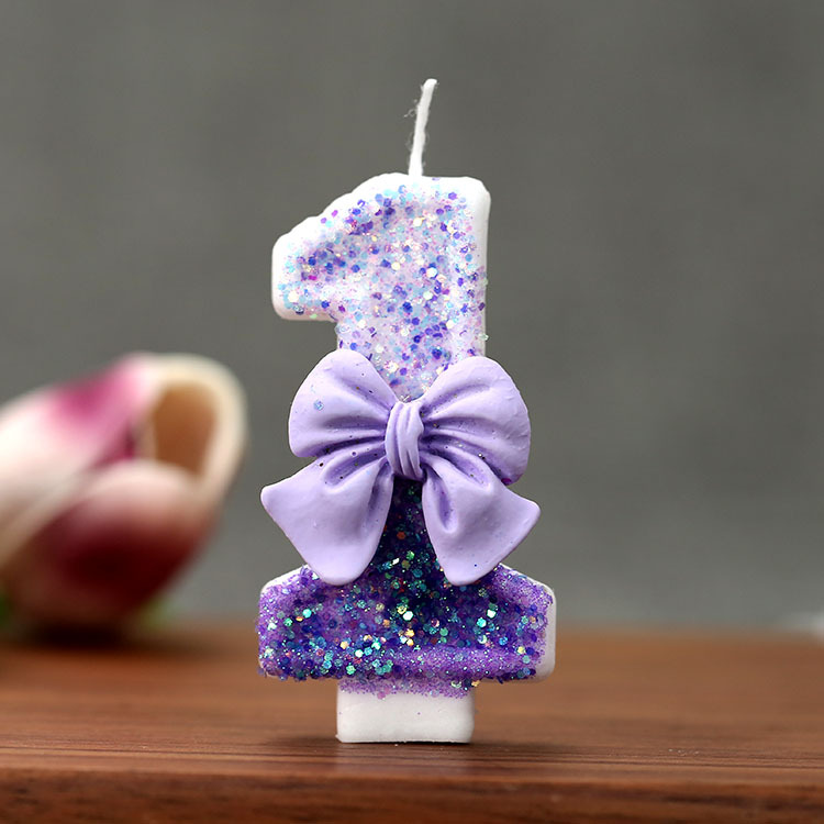 Creative Glitter Gradual Purpl - Candle For Supplies ulasan dan harga