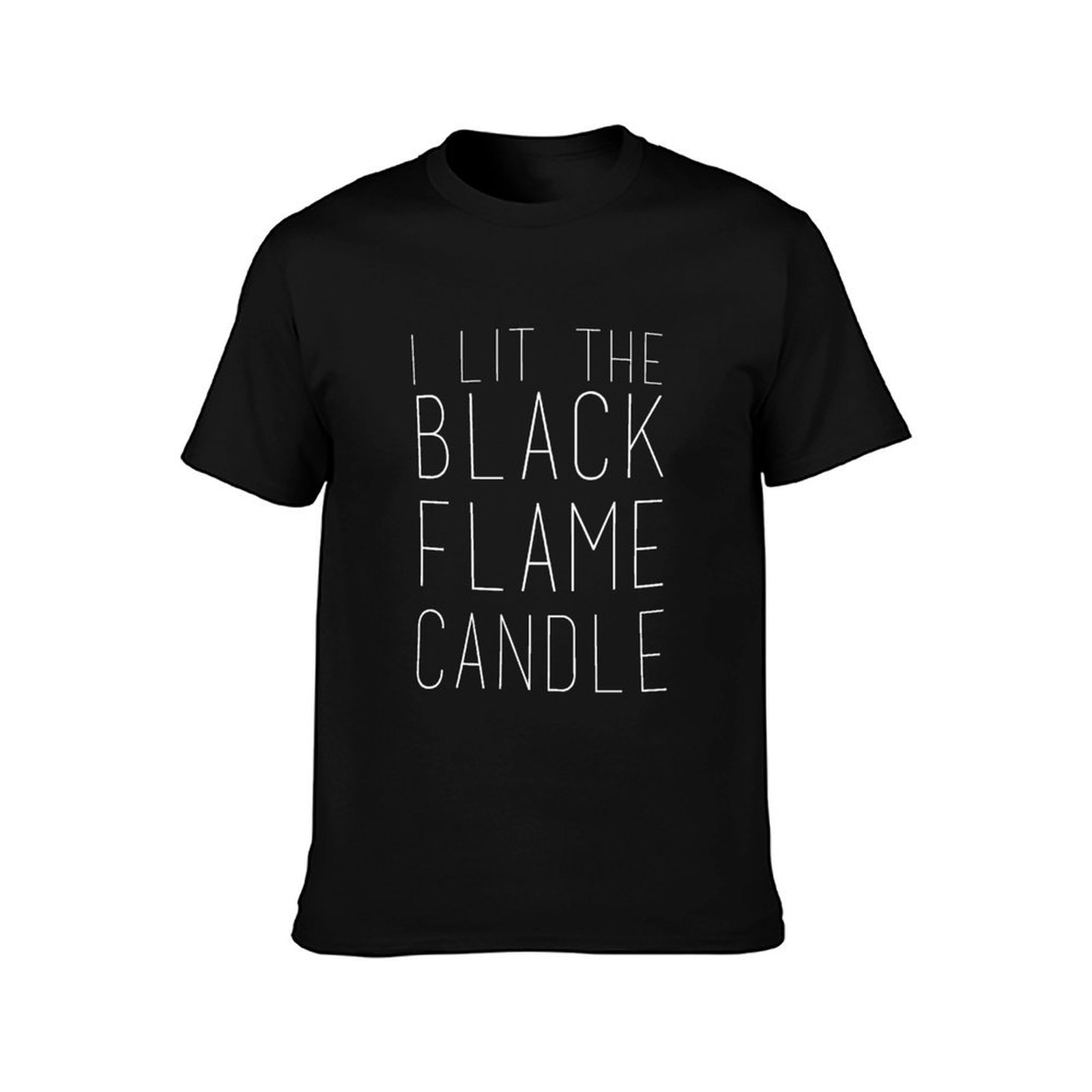 Black Flame Candle (White) T-S - Black Tin Candle ulasan dan harga