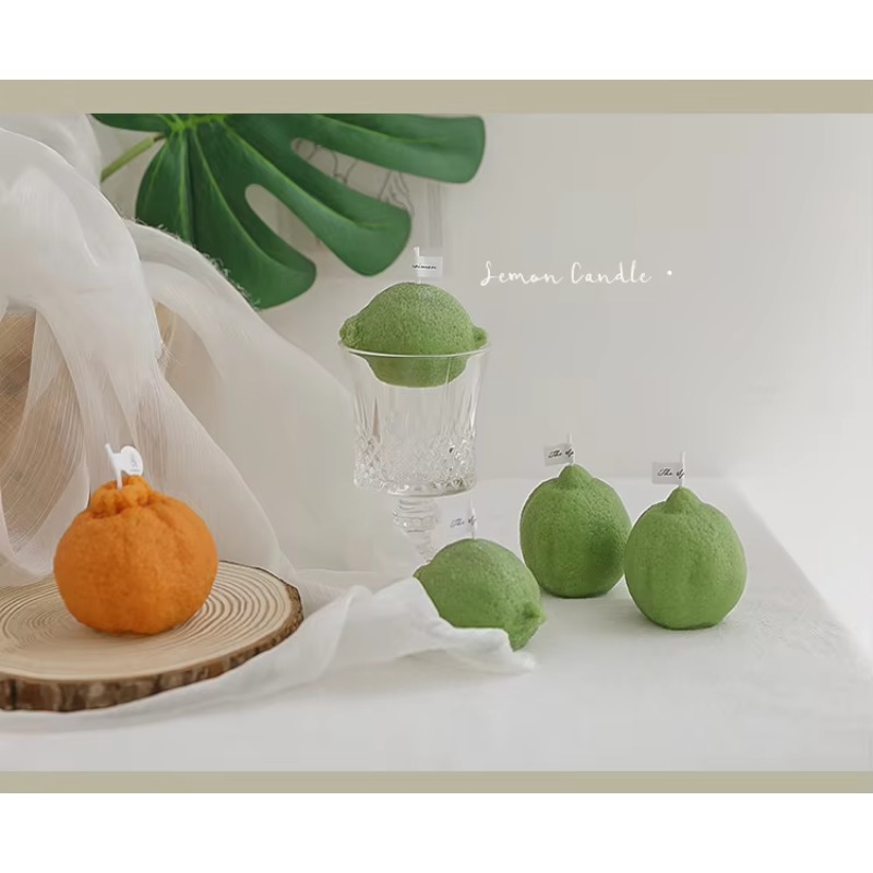 Custom Home Decoration Lemon C - Candle For Supplies ulasan dan harga