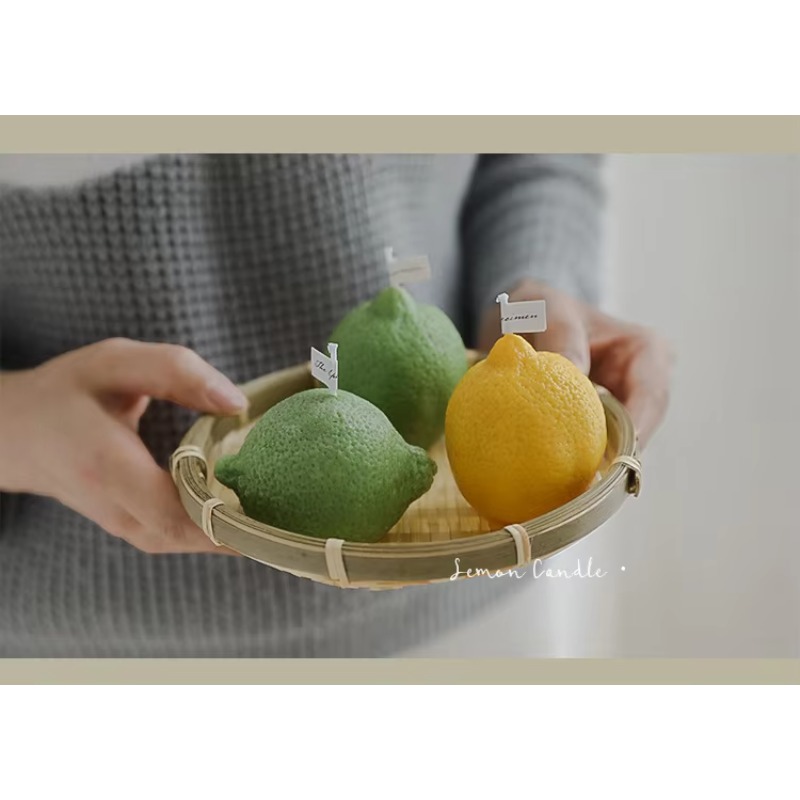 Custom Home Decoration Lemon C - Candle For Supplies ulasan dan harga